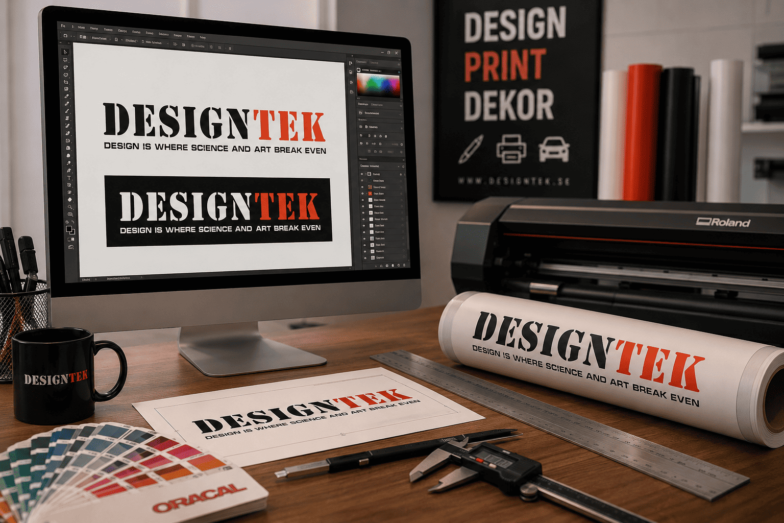 Professionell grafisk design av Designtek